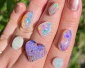 Australian boulder opal ring. Custom made Australian opal ring.