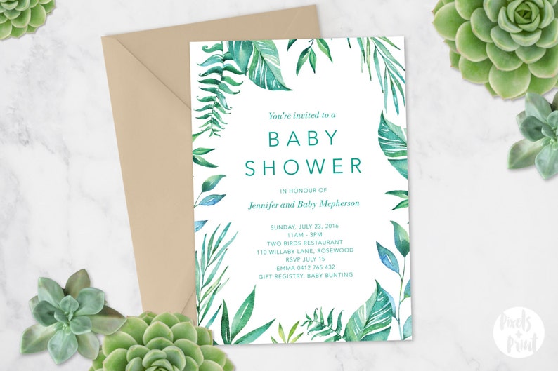 Printable Baby Shower Invitation Baby Shower Invite DIY Printable ...