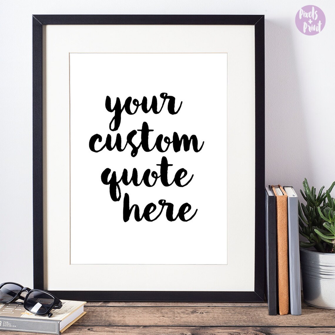 Custom Quote Design Printable Wall Art Home Decor Etsy