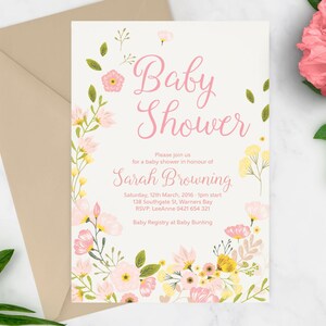 Printable Baby Shower Invitation Baby Shower Invite DIY Printable ...