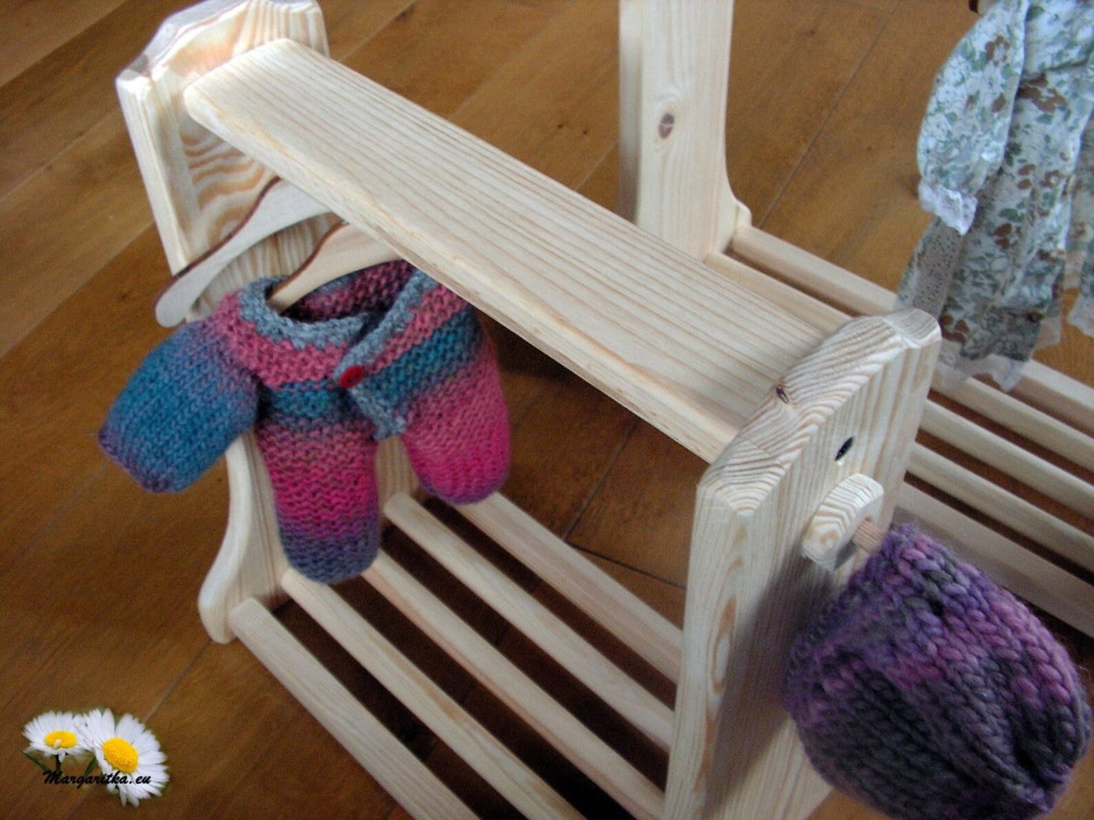 Wooden doll clothes stand medium doll clothes rack waldorf Etsy