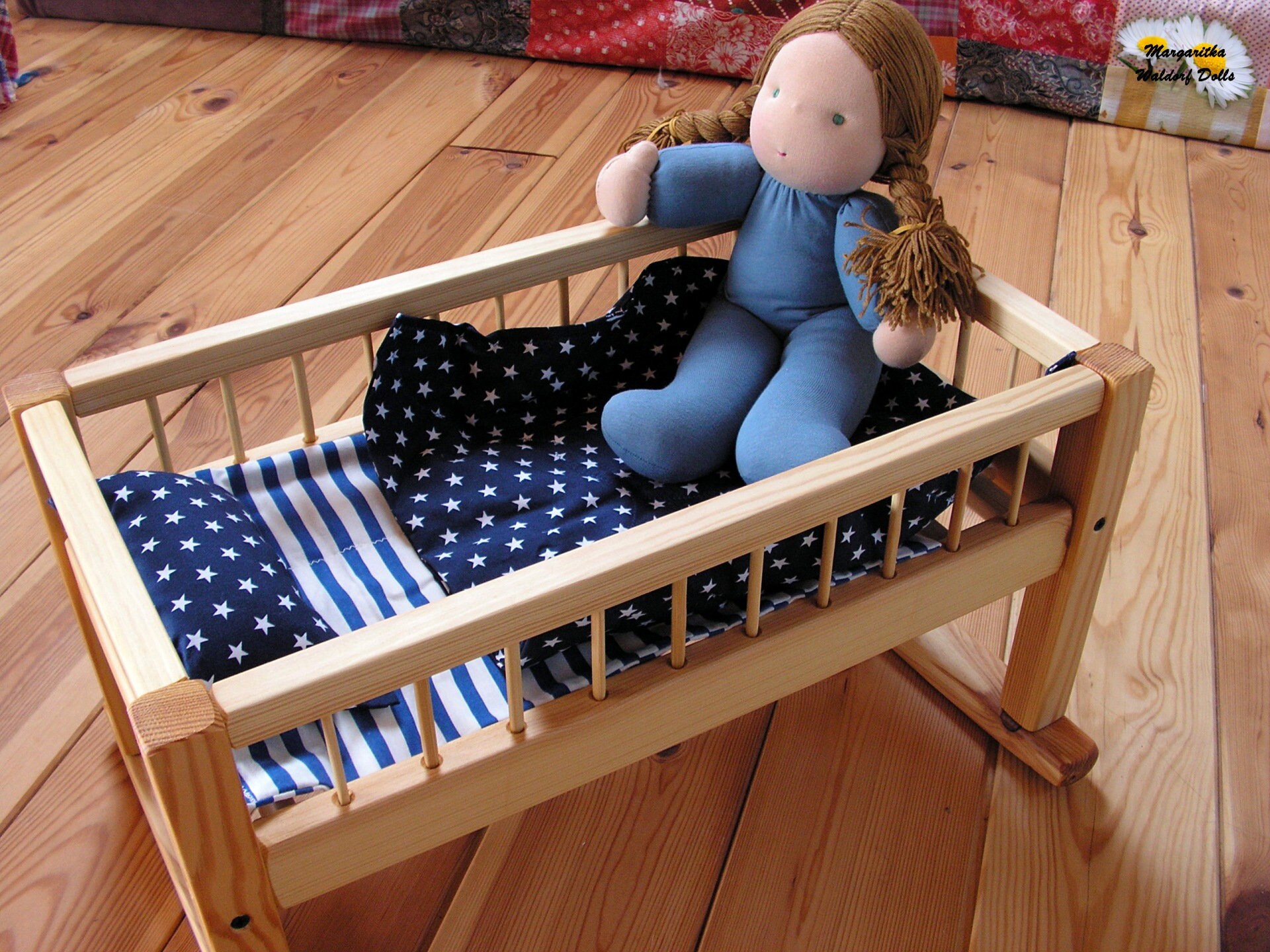 Vintage Baby Cradle Wood Rocking Child Furniture Wooden Cottage Chic  Farmhouse Nursery Decor Decorative Retro Prop Gift for Favorite Doll -   Finland