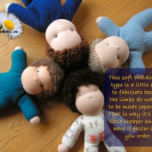 Soft waldorf doll, boy doll, custom made, organic cotton steiner waldorf dolls, handmade made to order cloth doll, cuddle doll