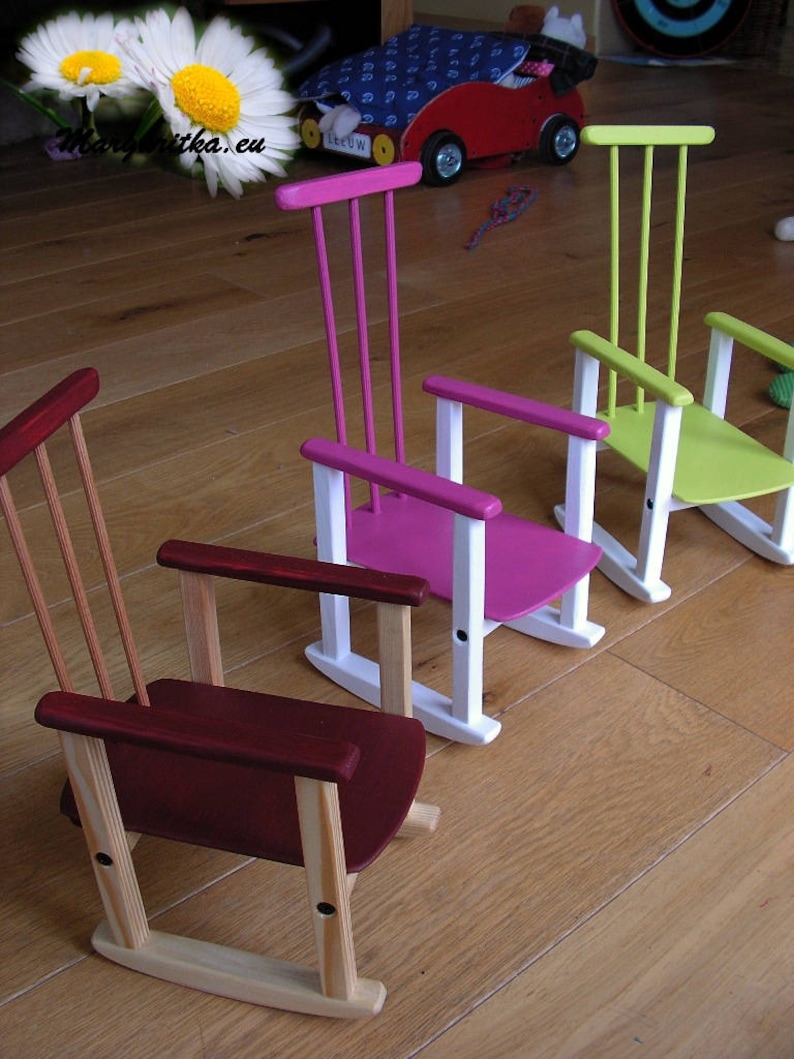 Doll rocking chair large doll chair 18 inch doll waldorf Etsy