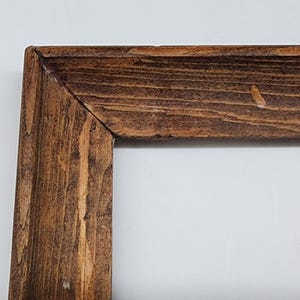 Vintage Rustic Oak Wood Square Picture Frame 6x6 for Home Décor - Etsy