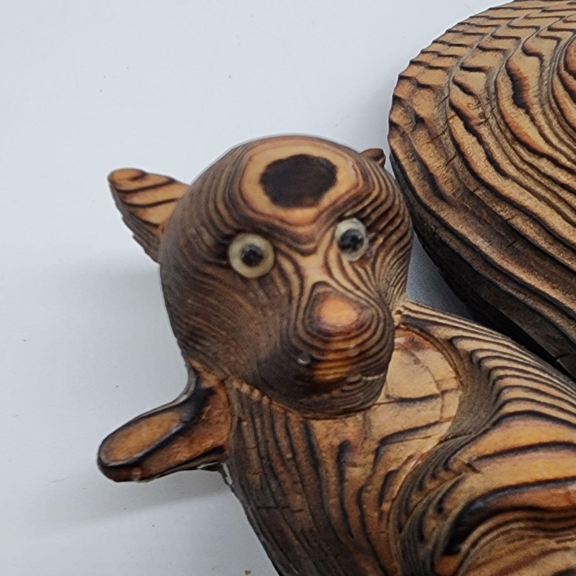 Woco 手作り木製リスの置物 素朴な装飾 高さ5.5インチ - Etsy 日本