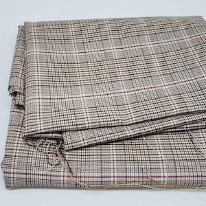 Tissu écossais léger 60 po. de large 64 po. de long