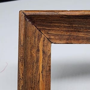 Vintage Rustic Oak Wood Square Picture Frame 6x6 for Home Décor - Etsy