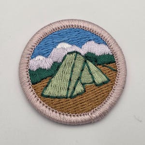 Distintivo di merito per campeggio di tipo J, distintivo Eagle Scout attuale, BSA Scouting America