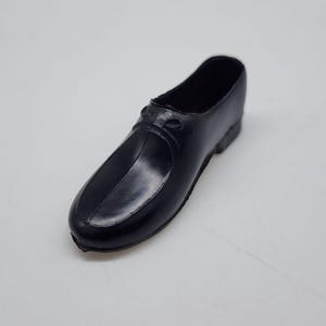 Vintage 1983 Mattel Ken Black Dress Shoe 1.5&quot;