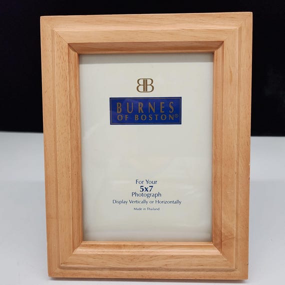 Burnes of Boston 5x7 Picture Frame Natural Wood Light Color - Etsy