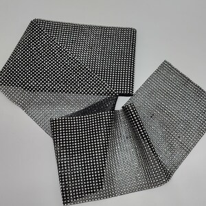 Sparkly Rhinestone Mesh Ribbon for Crafts 6 Inches Wide 2 Yards 30 ...