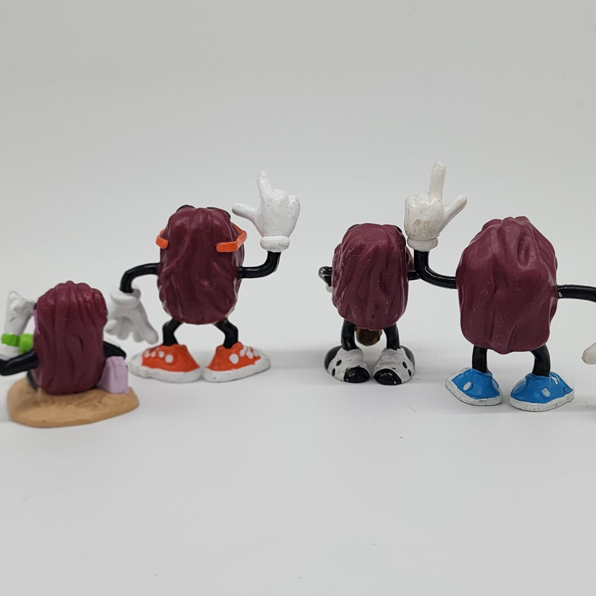 カリフォルニアレーズン　4個セット ヴィンテージ 1987 カリフォルニア レーズン フィギュア 4 個