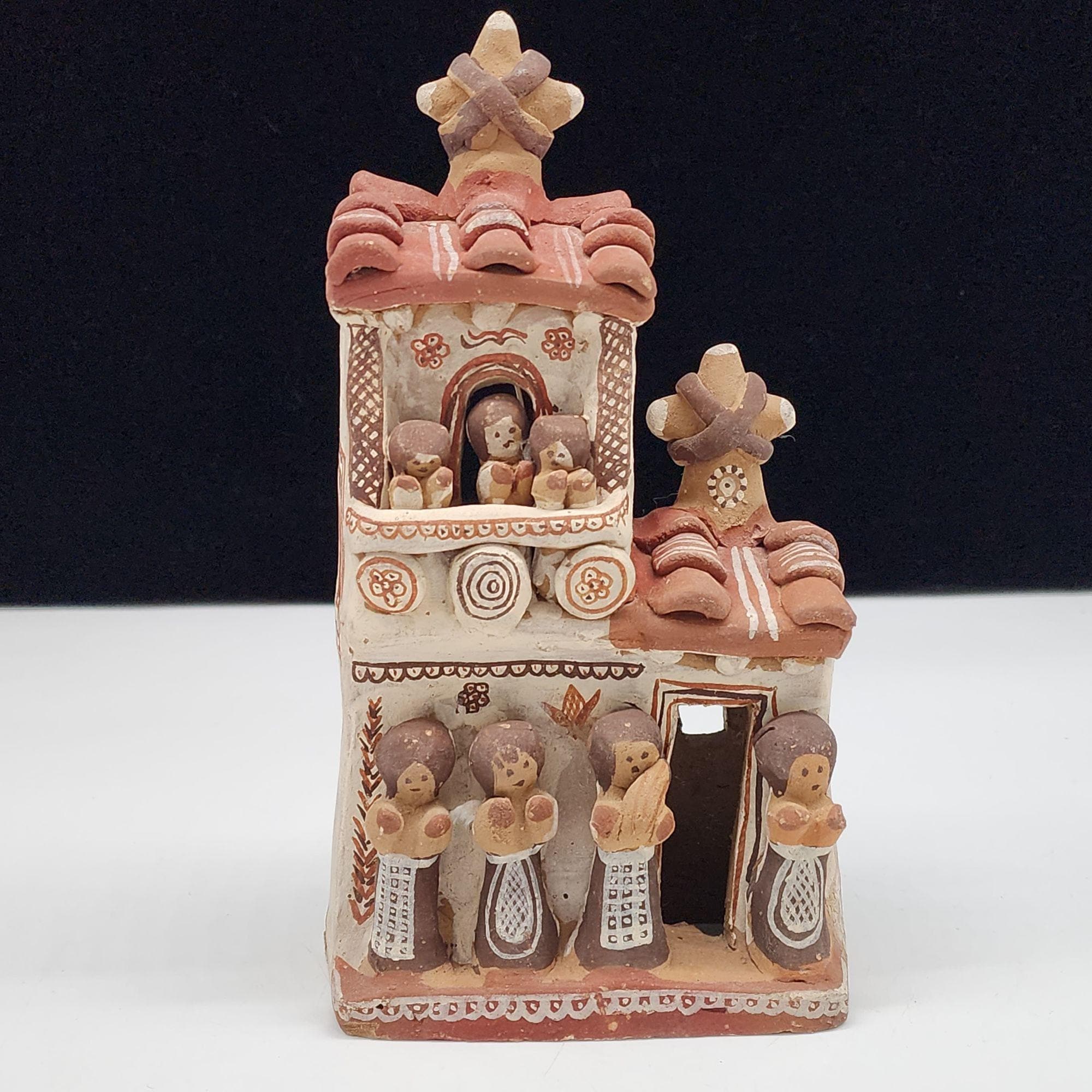 工芸品 Peru pottery church Iglesia Ayacucho - Peruvian Ceramics, Ayacucho Ceramic Folk