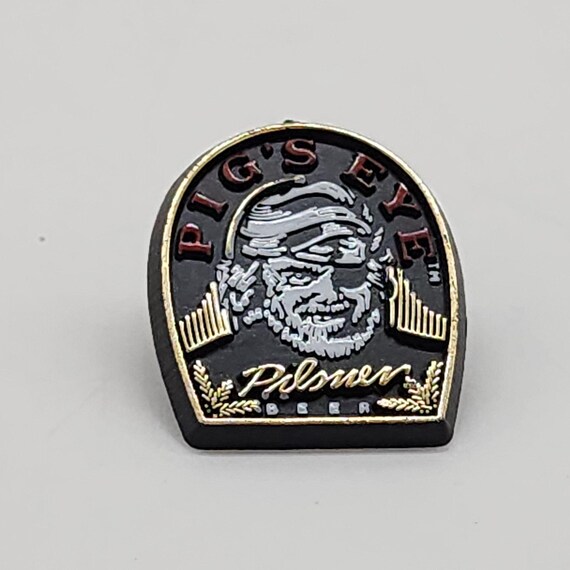 ピルスナー　ピンバッジ ピッグスアイ ピルスナービール ピンバッジ ヴィンテージ コレクターズ