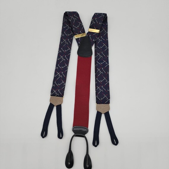Trafalgar Men's Silk Suspenders Braces Noel Christmas Limited