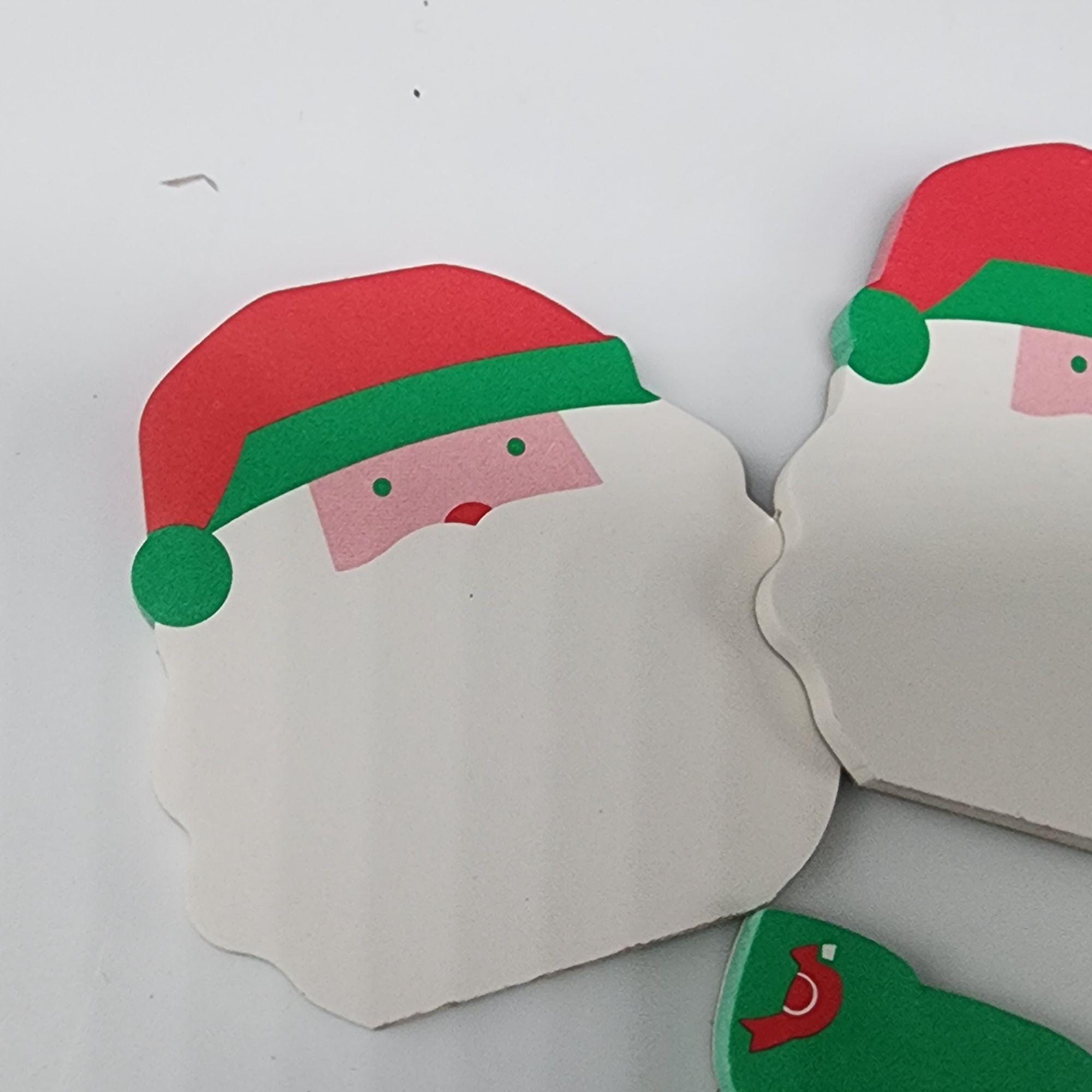 2 Blocs-Notes De Noël A5 Lignés - Père Noël Et Cheval, 25 Feuilles Chacun