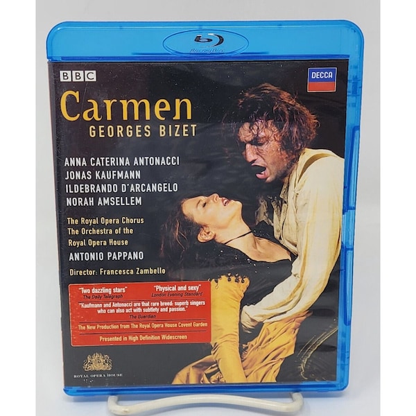 Carmen Blue Rey Disc Georges Bizet Antonacci Kaufmann D'Arcangelo Amsellem