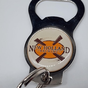New Holland Brewing Keychain Bottle Opener With Key Ring Vintage