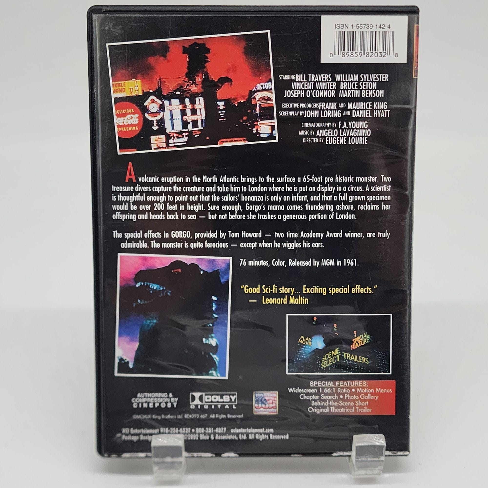 Gorgo DVD - Metro-goldwyn-mayer 1961 Sci-fi Kaiju Classic Epic