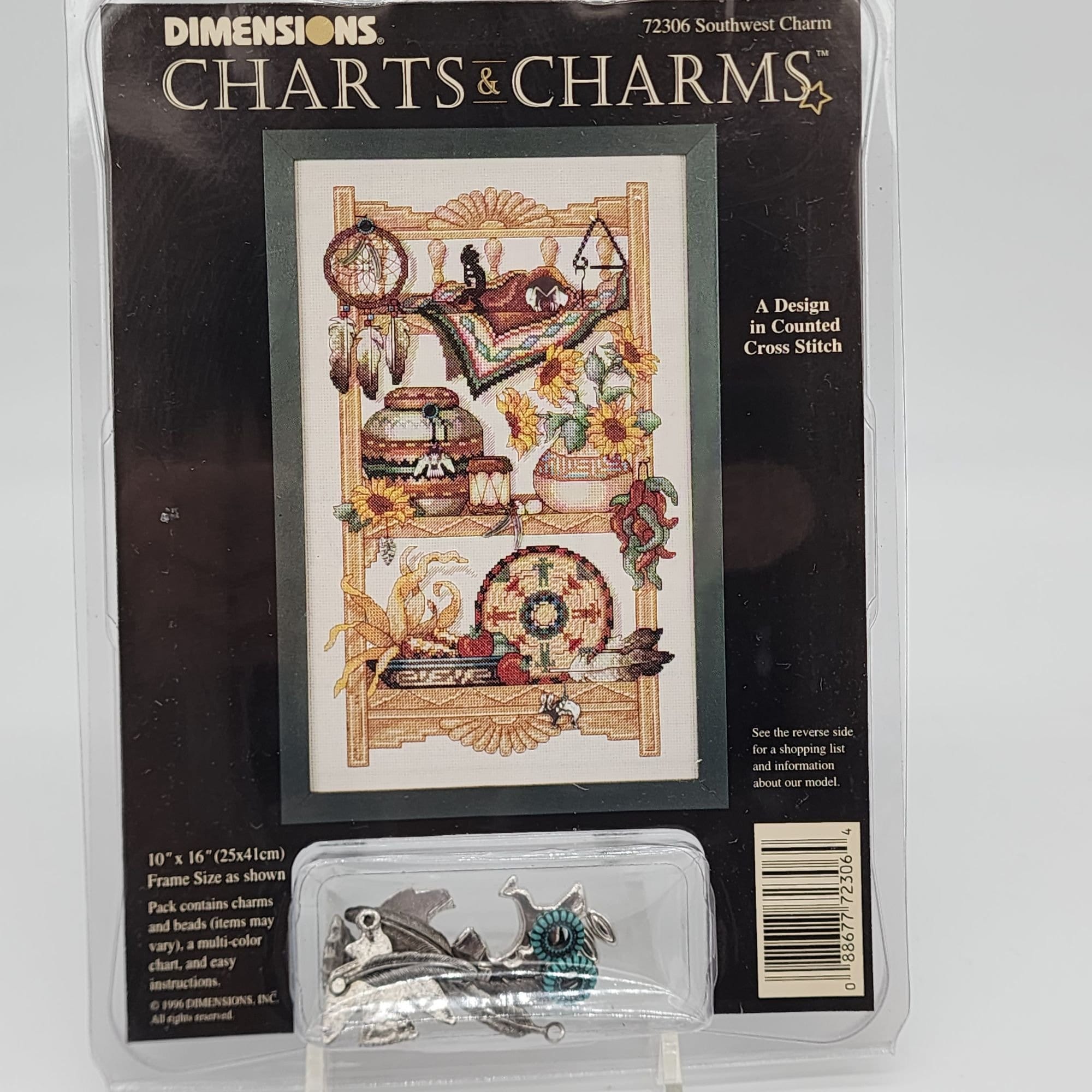 DIMENSIONS☆CHARTS&CHARMSキット Dimensions Charts & Charms Cross Stitch Kit #72306 Southwest