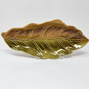 Royal Winton Porcelain Leaf Autumn Colors Catch All Dish Grimwades 12&quot; VTG MCM