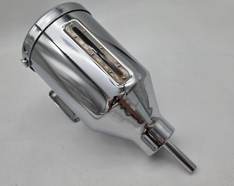 Chrome Continental Manufacturing Co. Zeeppoederdispenser 10" Vintage