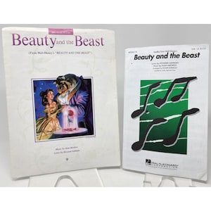 Beauty and the Beast Sheet Music Piano Vocal Guitar Songbook & Medley Book