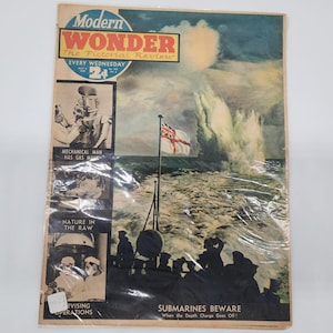 Modern Wonder The Pictorial Review May 6 1939 Issue No 103 Mechanical Man Robot