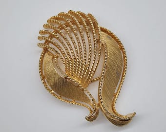 Vintage Georgiou 5mils Stamped Modernist Abstract Brooch  display picture 1