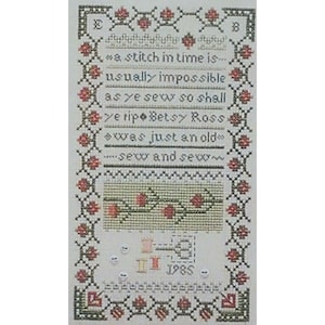 Cross Stitch Patten Sampler A Stitch in Time by The Sampler House