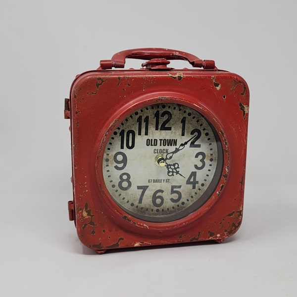 Distressed Clock Etsy