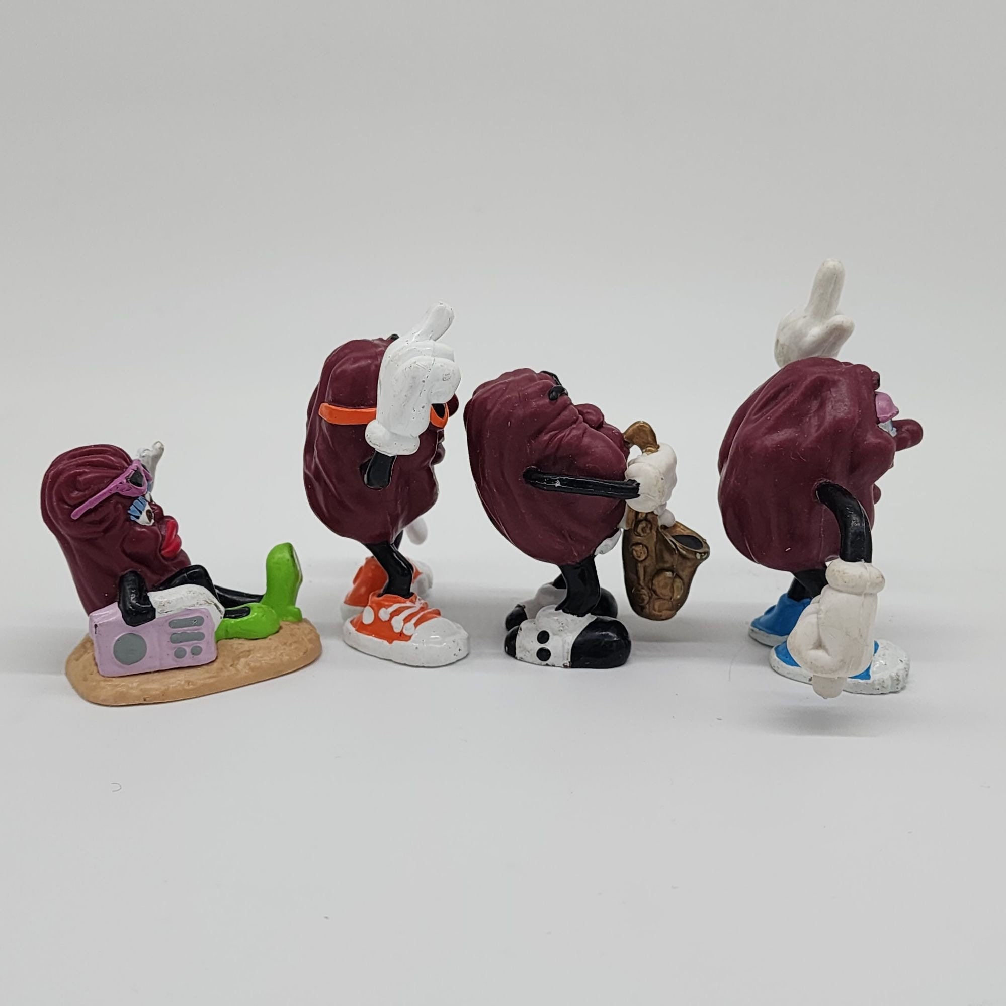 カリフォルニアレーズン　4個セット ヴィンテージ 1987 カリフォルニア レーズン フィギュア 4 個