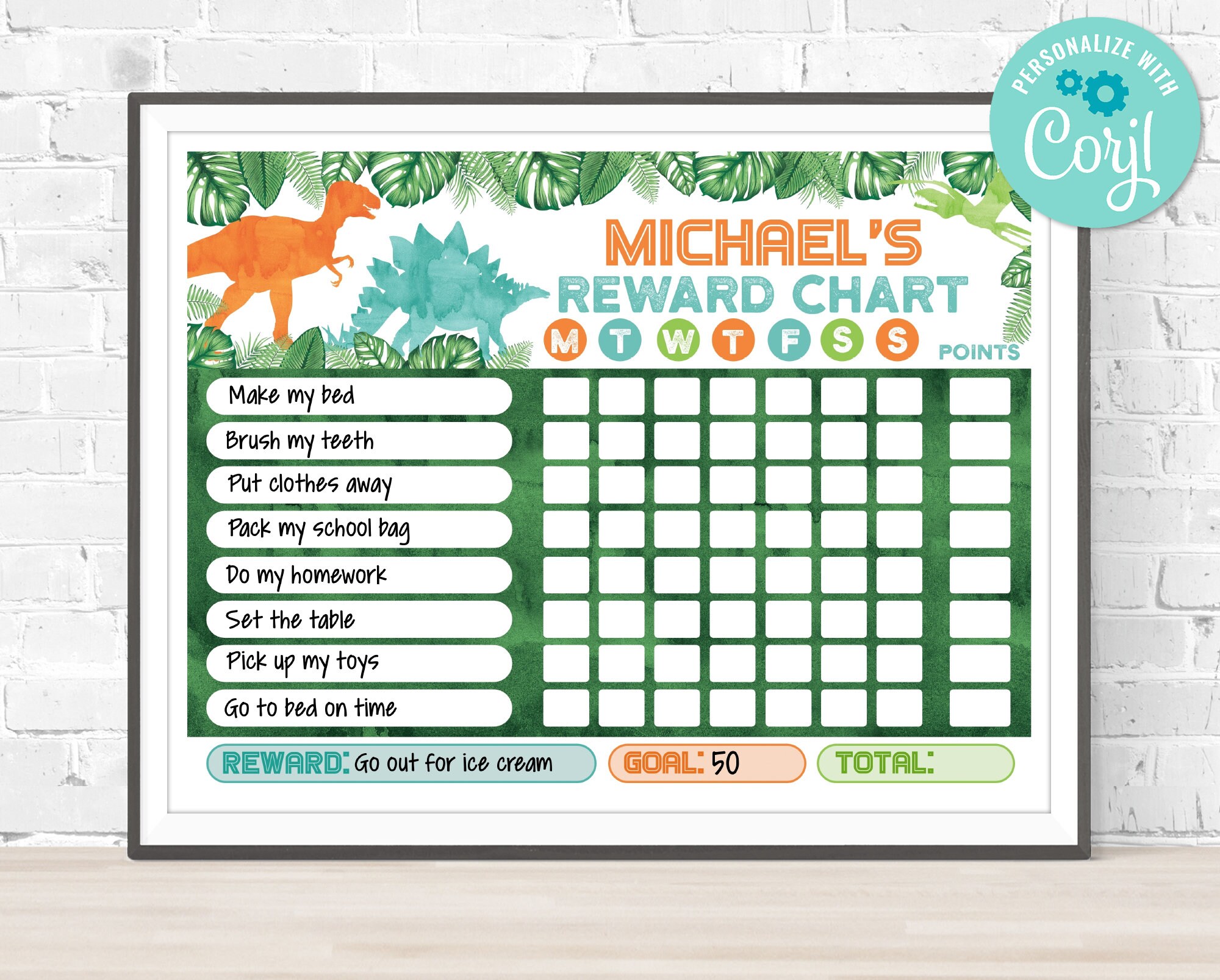 dinosaur recognition chart