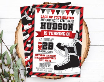 Hockey Birthday Party - Etsy