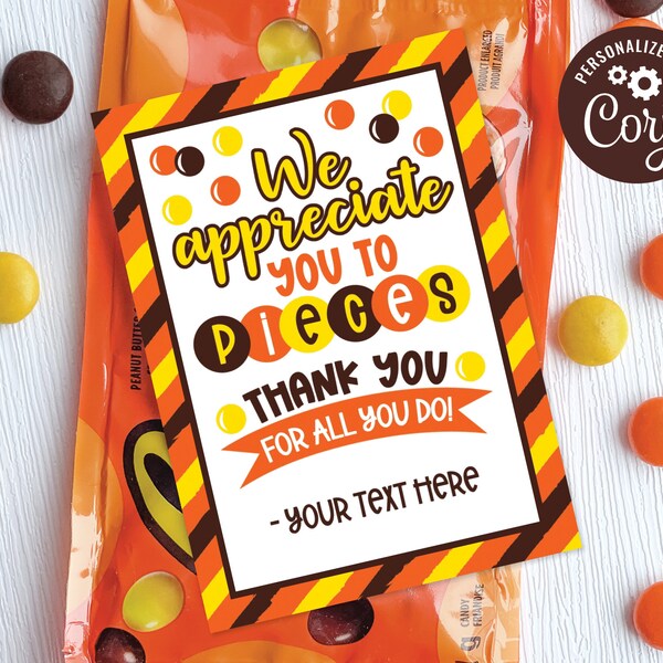 Reeses Thank You - Etsy
