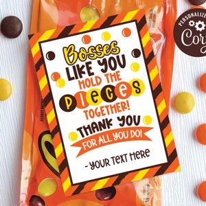 Editable Bosses Like You Hold The Pieces Together Printable Tag Boss Appreciation Gift Employee Co-Worker Admin T5-11 (Digital file only)