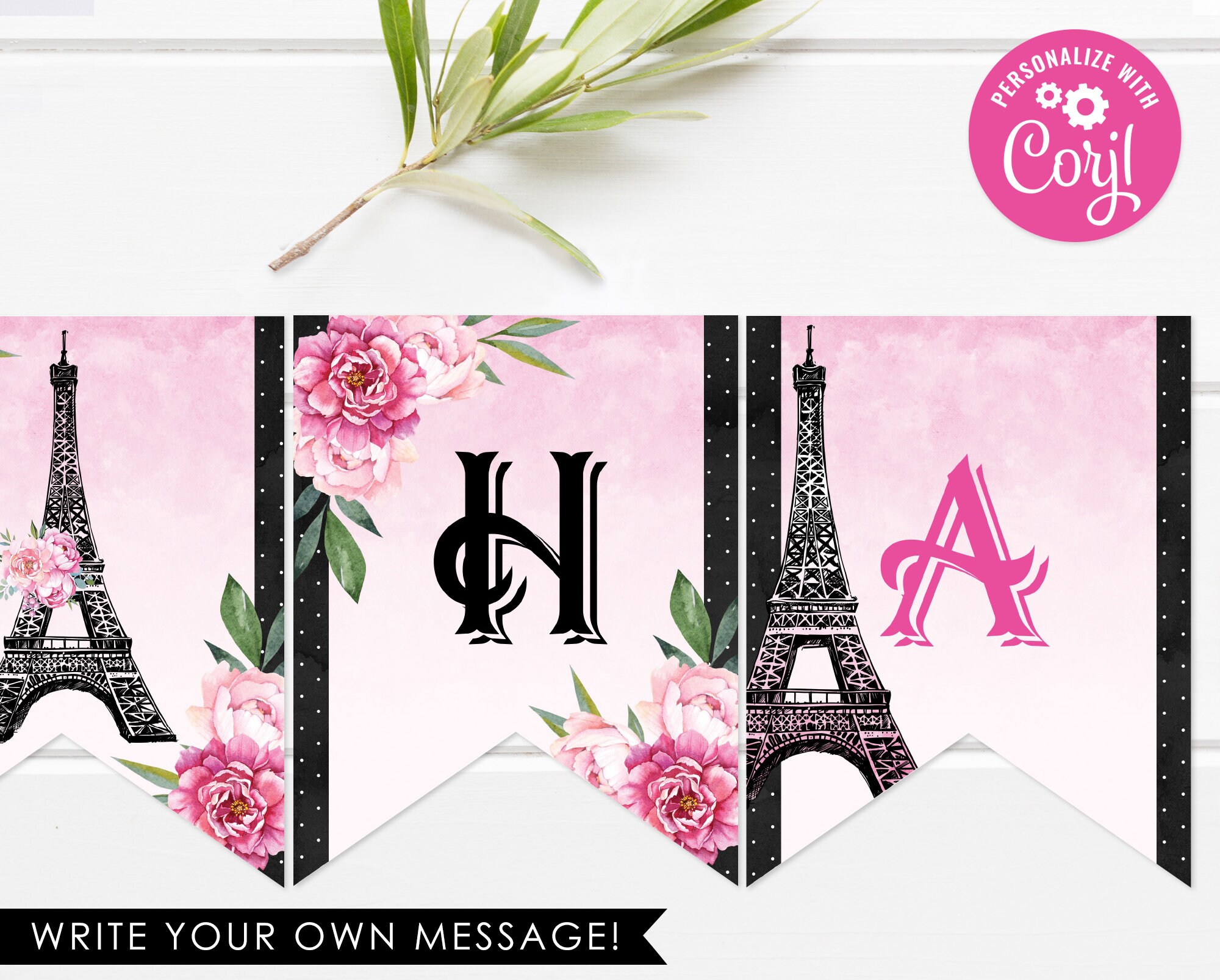Chanel Party Banner Etsy Espana Chanel Party Banner Etsy Espana