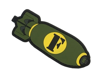 F-Bomb - PVC Morale Patch - Available in 6 Colors