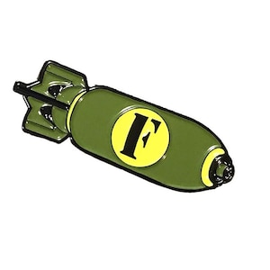 F-Bomb - Enamel Hat Pin / Lapel Pin