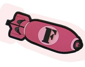 Pink F-Bomb - PVC Morale Patch