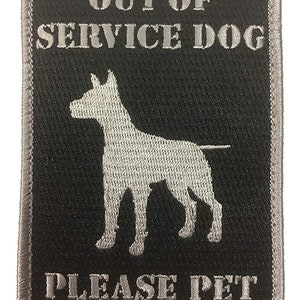 Cheap 4Pcs 4.1x2.6 Inch Dog Patches Patches Service Dog Patch Service Dog  Patches for Dog Harness