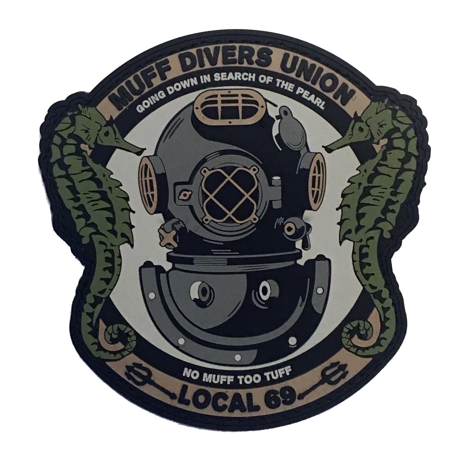 Muff Divers Union PVC Morale Patch.