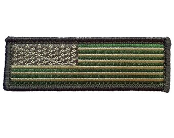 Drapeau américain de l'ACU - Écusson de moral brodé pour chapeau tactique avec bande auto-agrippante