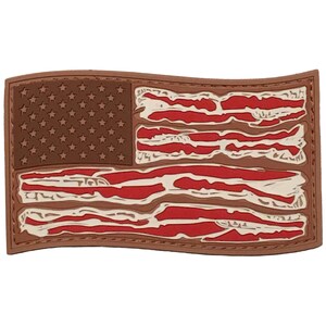 American Bacon Flag PVC Morale Patch