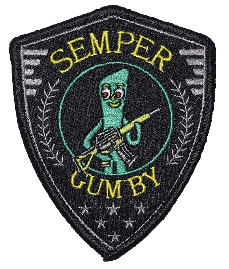 Semper Gumby Embroidered Morale Patch with Hook and Loop Etsy