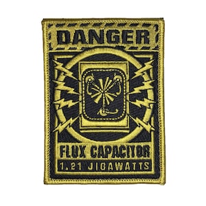 Danger Flux Capacitor - Embroidered Morale Patch