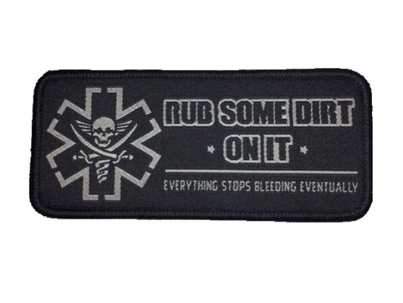 Big 6x2 inches PVC Military Army Combat Tactical EMT EMS First A Big 6x2 inches PVC Military Army Combat Tactical EMT EMS First A