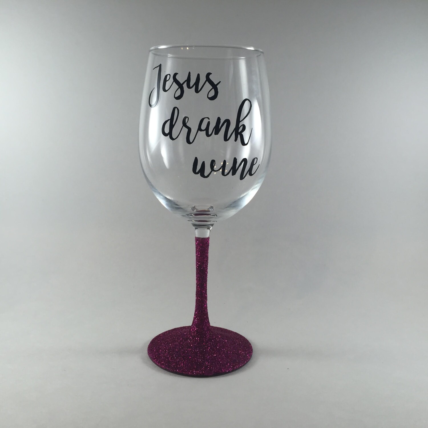jesus wine glass