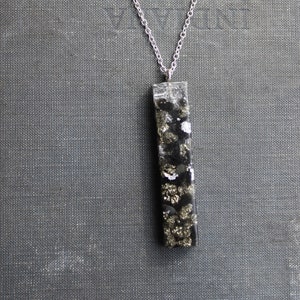Onyx & Pyrite Orgonite Necklace